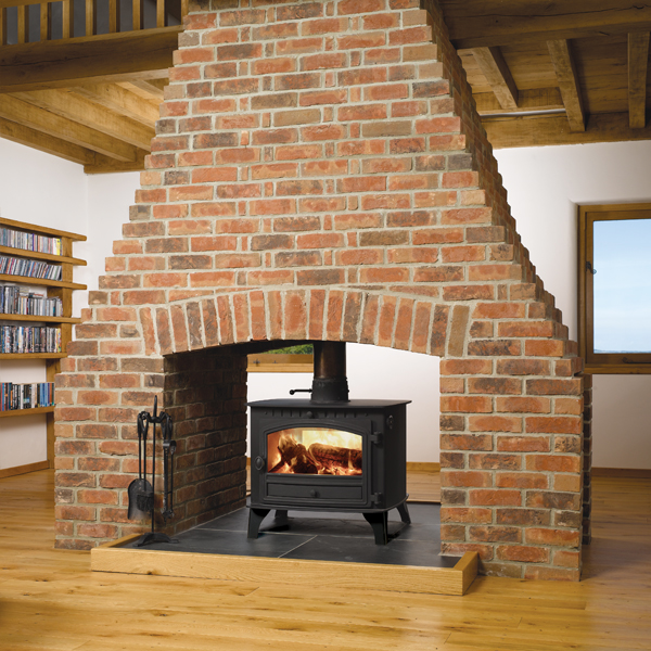 Hunter Herald 14 Double Sided Wood Burning Multi Fuel Stove Flames Co Uk